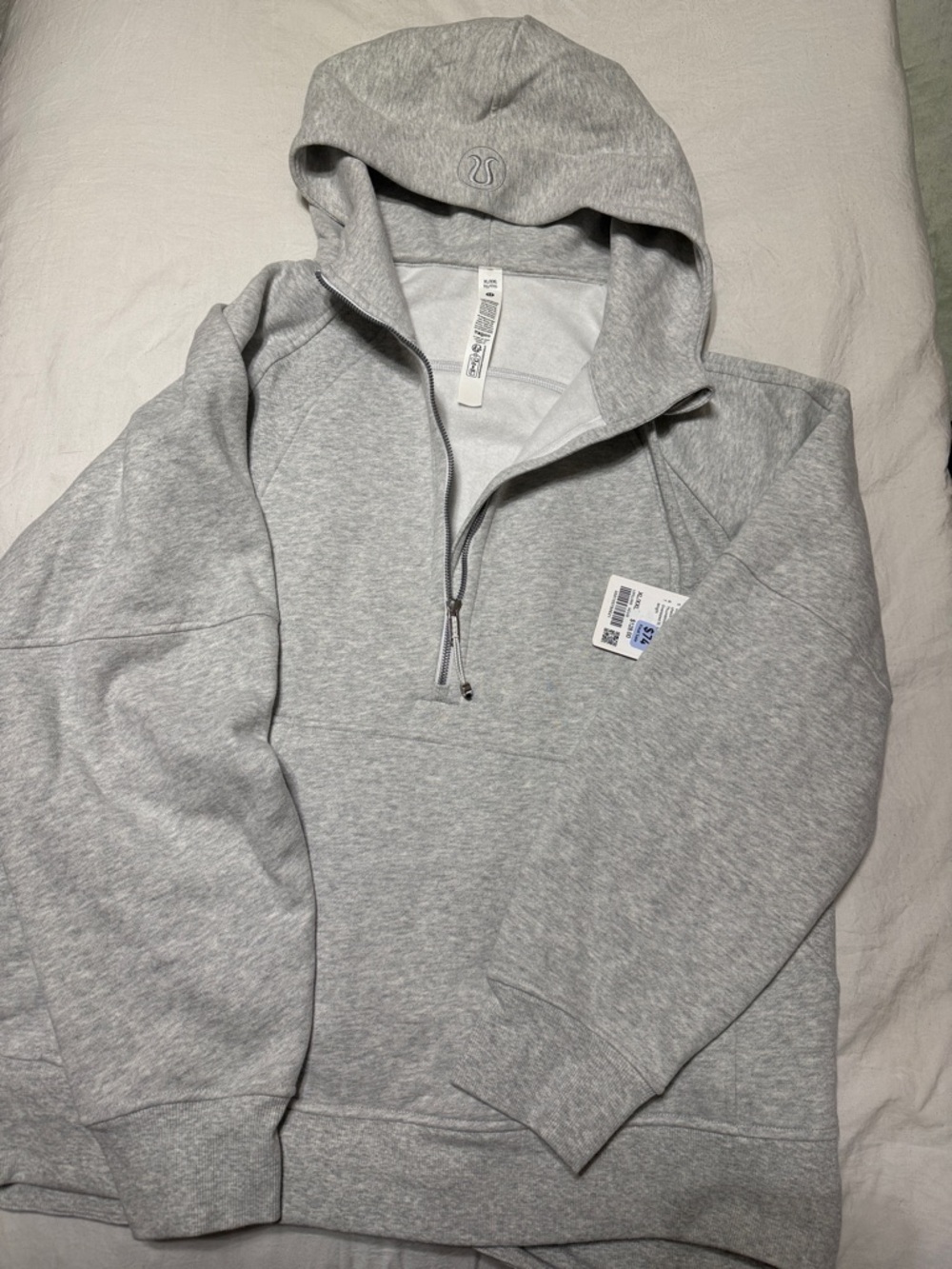 Quarter-Zip Pullover Sweatshirt - Heather